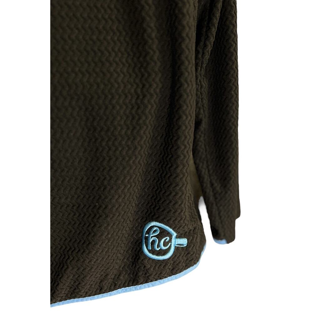 Hot Chocolate Run Jacket Men’s XXL Brown Fleece Hoodie Zip Up Ventures Endurance - Picture 4 of 11